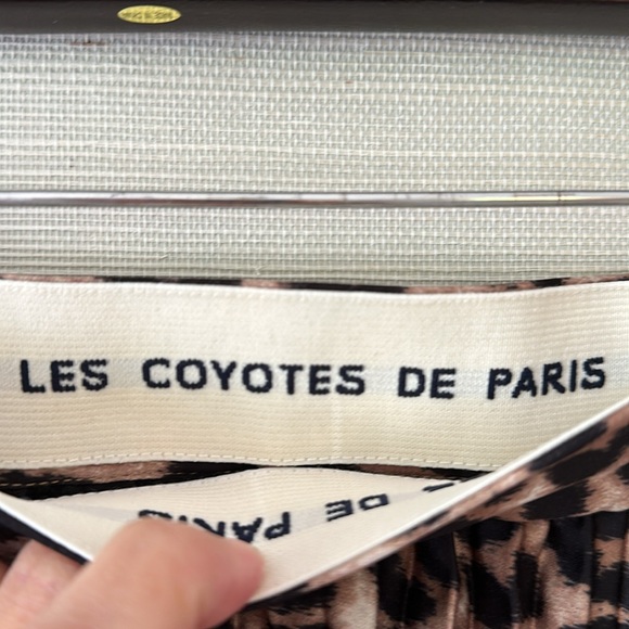 Les Coyotes de Paris pleated leopard skirt, NWT - Picture 3 of 8